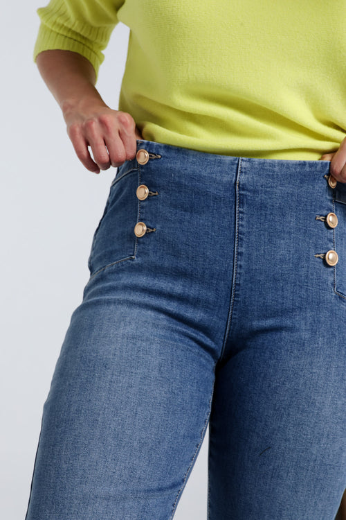 Jeans large avec 6 boutons-Paprika-5