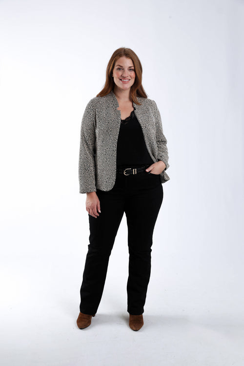 Top uni avec dentelle-Paprika-6