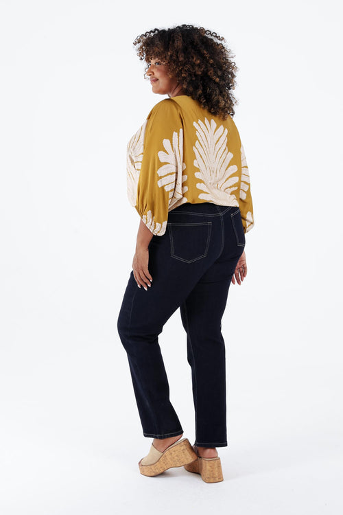Jeans droit Mia L32-Paprika-2