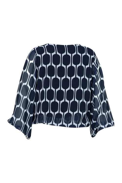 Blouse imprimé graphique-Paprika-11