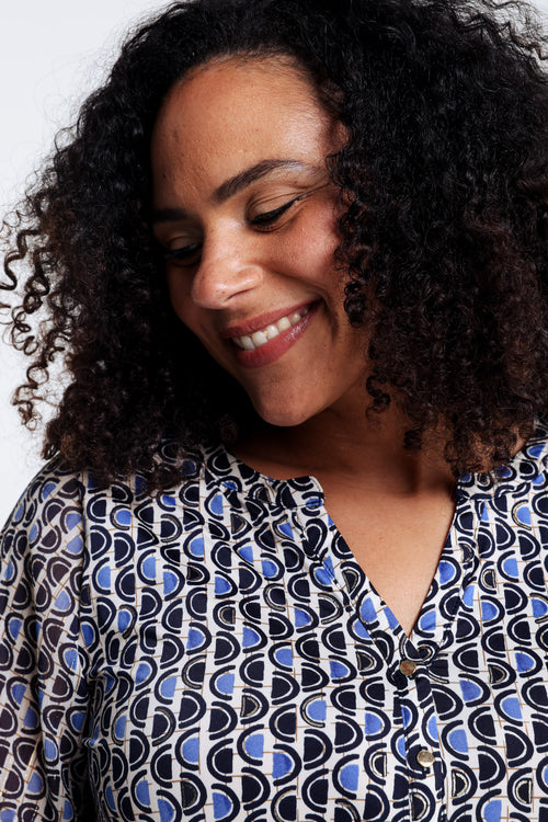 T-shirt graphique avec lurex-Paprika-3