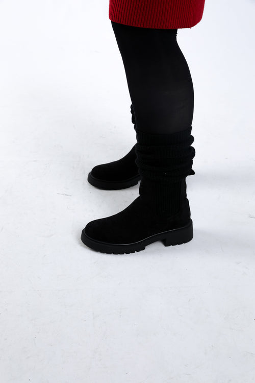 Bottes 2 en 1 en tricot-Paprika-5