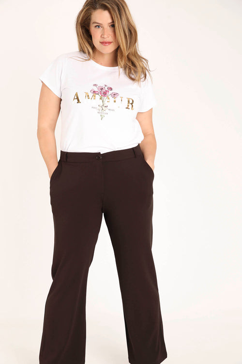 Pantalon classique uni-Paprika-6