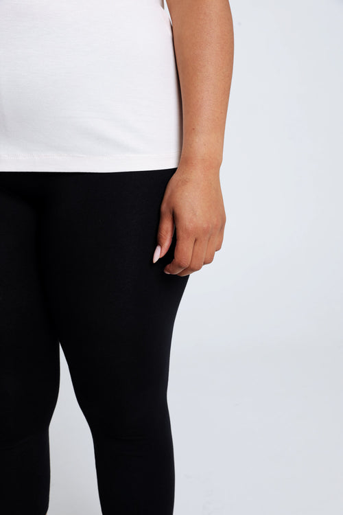 Legging 7/8 en viscose-Paprika-3