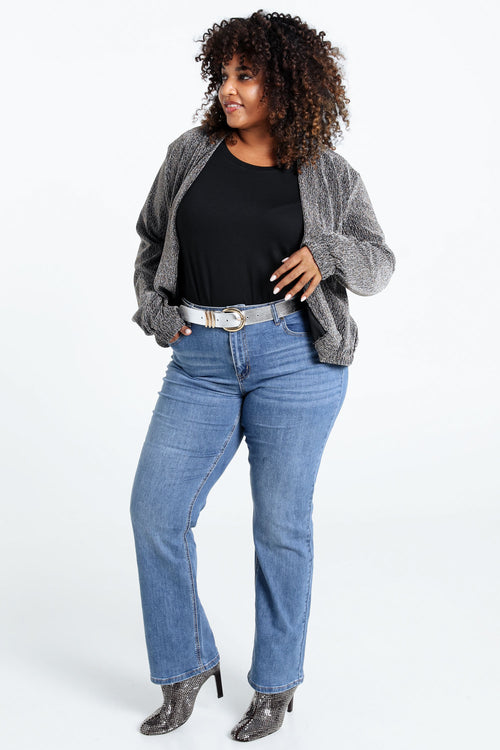 Bomber en lurex-Paprika-7