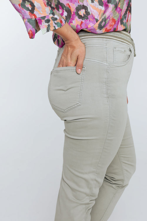 Jegging 3/4 Lolly en coton-Paprika-4