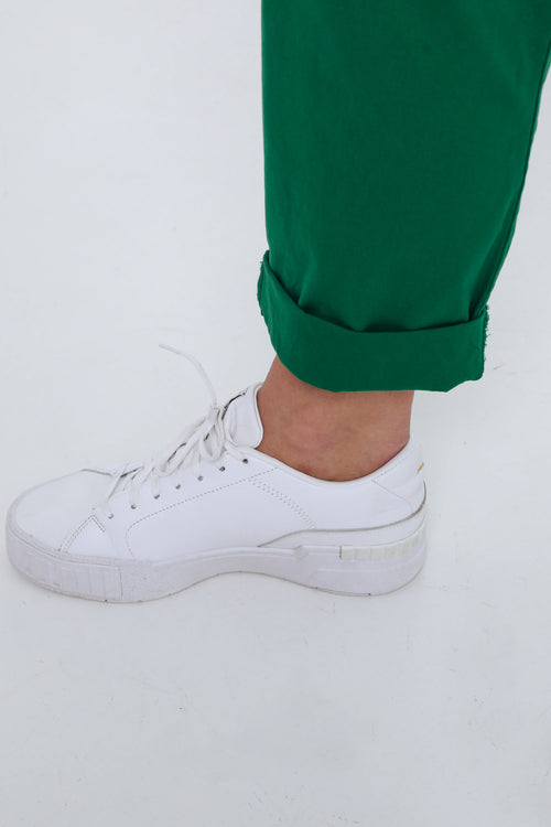 Pantalon chino en coton léger-Paprika-4