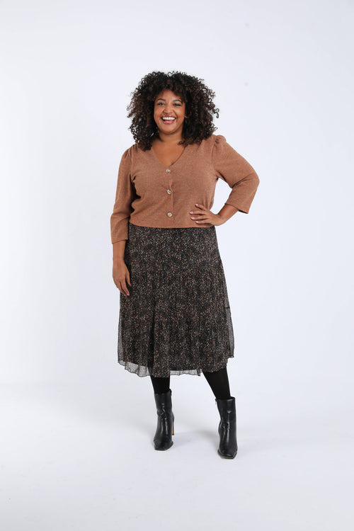 Robe 2 en 1 imprimé floral-Paprika-1