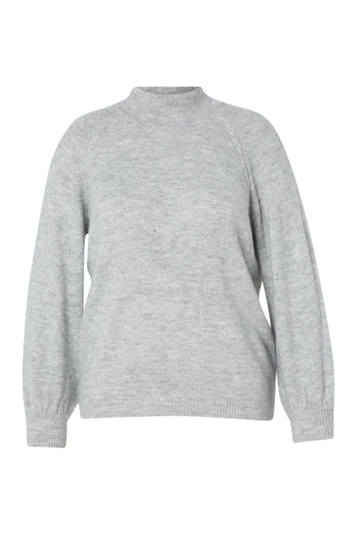 Pull uni avec lurex-Paprika-10