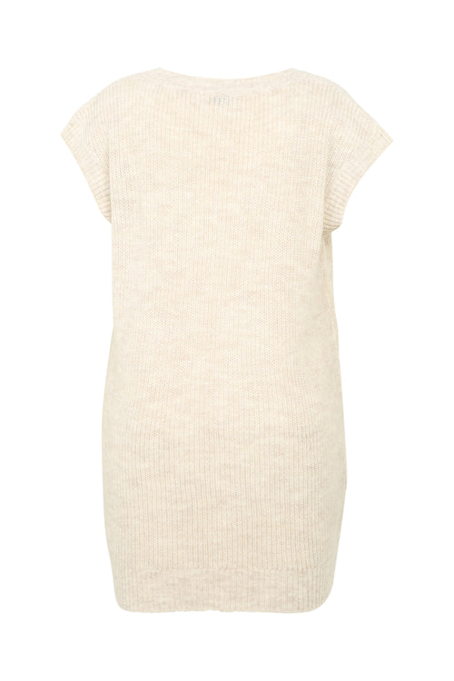 Robe tunique sans manches-Paprika-11