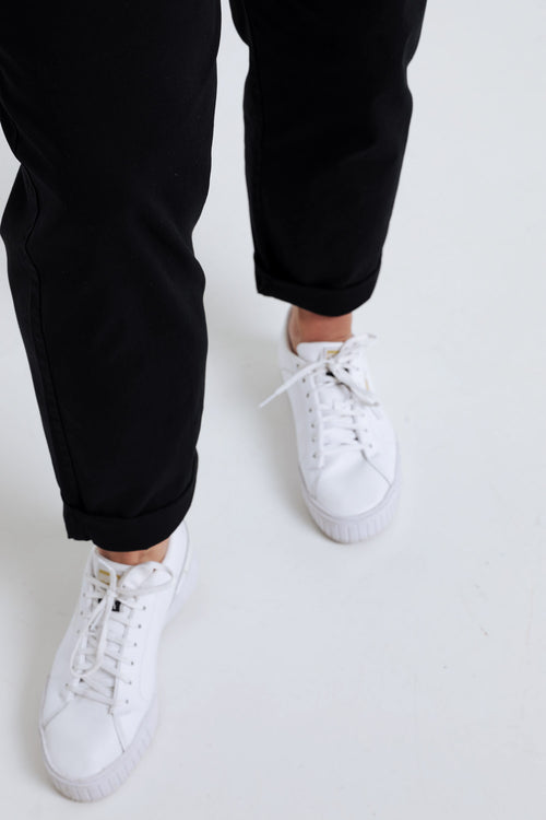 Pantalon chino en coton léger-Paprika-4