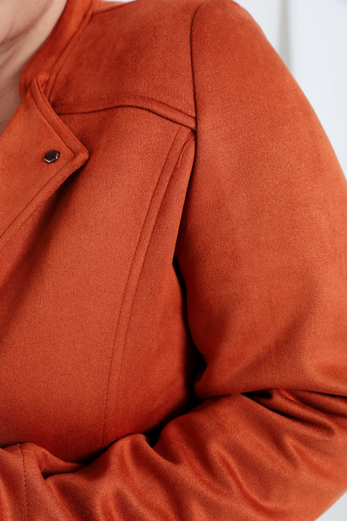 Veste effet suédine-Paprika-6