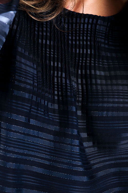 Blouse plissée imprimé ronds-Paprika-6