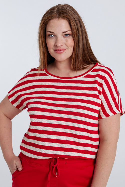 T-shirt marinière-Paprika-1