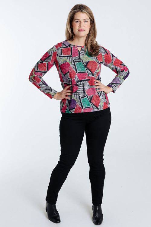 T-shirt imprimé graphique-Paprika-9