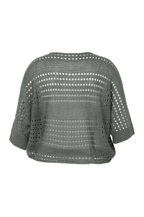 Pull filet rayé en viscose-Paprika-11