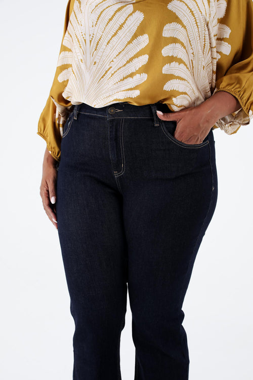 Jeans droit Mia L32-Paprika-6