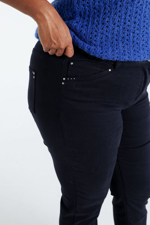 Pantalon slim Louise L32-Paprika-6