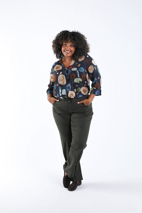 Jegging Lolly droit uni-Paprika-5