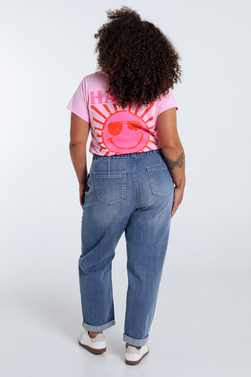 Pantalon chino en jeans-Paprika-2