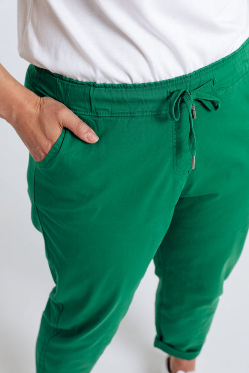 Pantalon chino en coton léger-Paprika-5