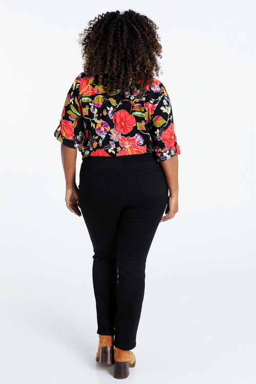 Jegging slim Lolly L32 en coton bio-Paprika-2
