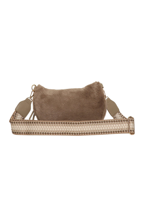 Sac banane en fausse fourrure-Paprika-2