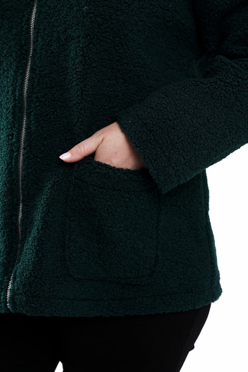 Manteau teddy uni-Paprika-5