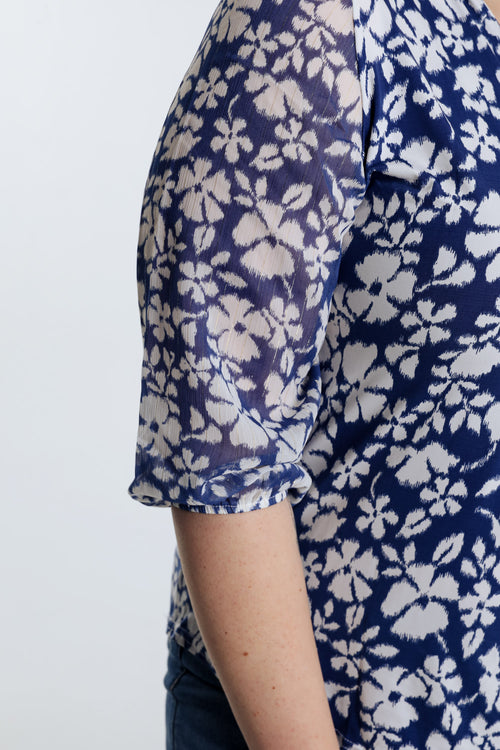 T-shirt imprimé floral-Paprika-5