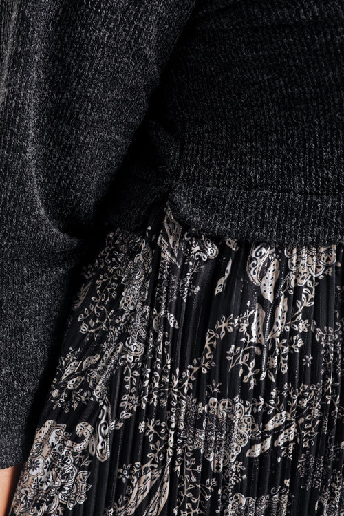 Robe 2 en 1 en maille chaude-Paprika-6