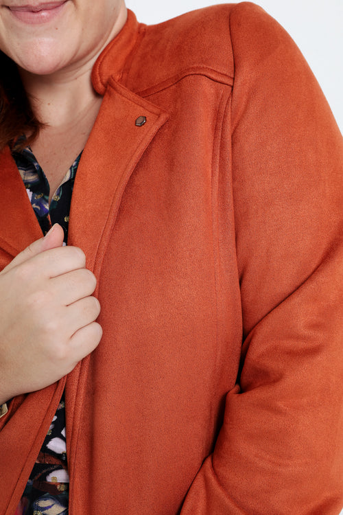 Veste effet suédine-Paprika-4