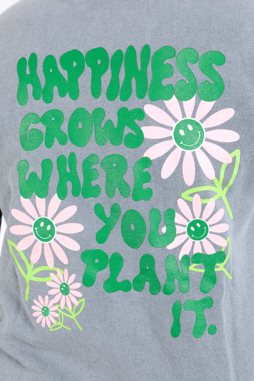 Sweat en coton imprimé fleuri-Paprika-6