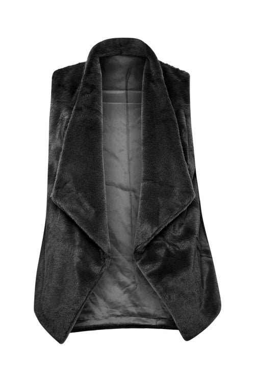 Veste en fausse fourrure-Paprika-1