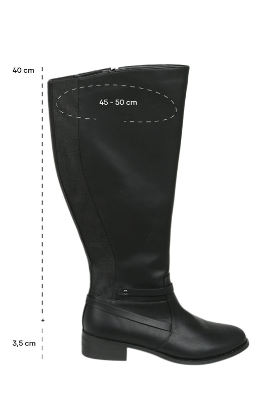 Bottes cavalières plates-Paprika-6