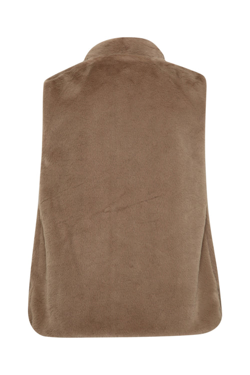 Veste en fausse fourrure-Paprika-2