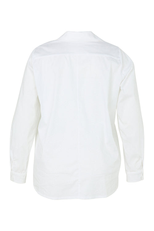 Chemise en coton avec perles-Paprika-11