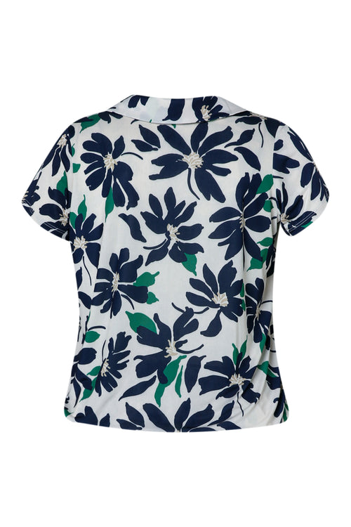 T-shirt imprimé floral-Paprika-11