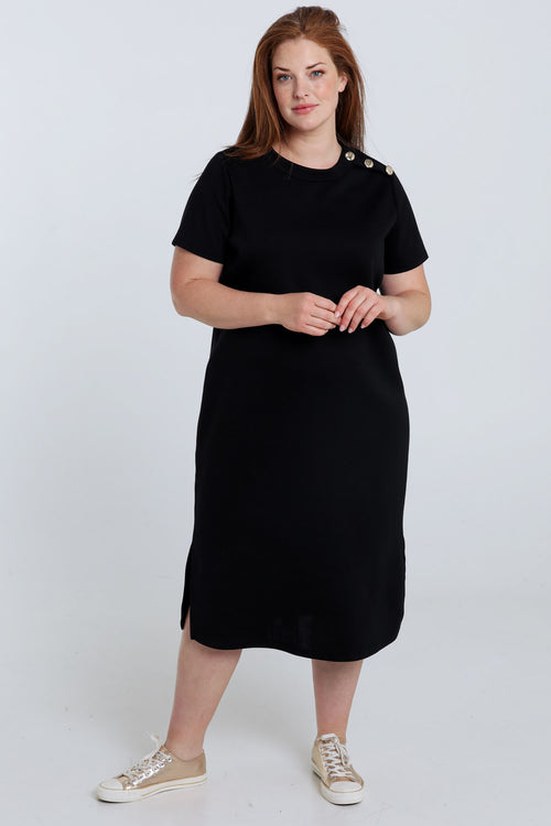Robe longue en viscose unie-Paprika-7