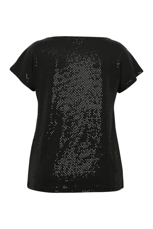 T-shirt à paillettes-Paprika-7