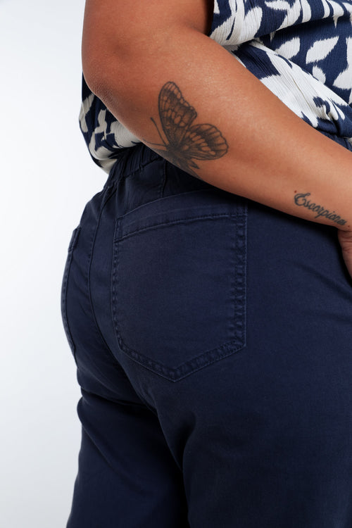 Pantalon chino en coton léger-Paprika-3