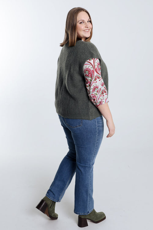 Gilet sans manches uni-Paprika-2