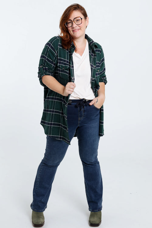 Chemise à carreaux en coton-Paprika-7