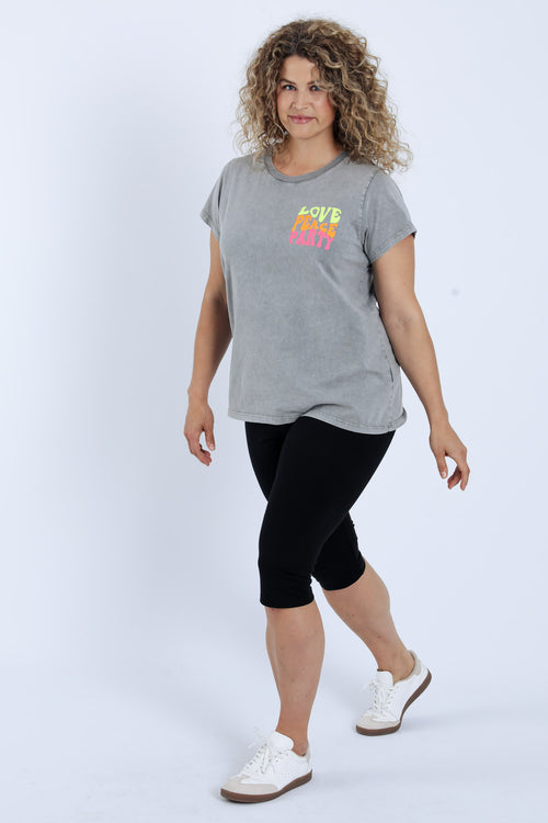 Corsaire legging en coton uni-Paprika-9