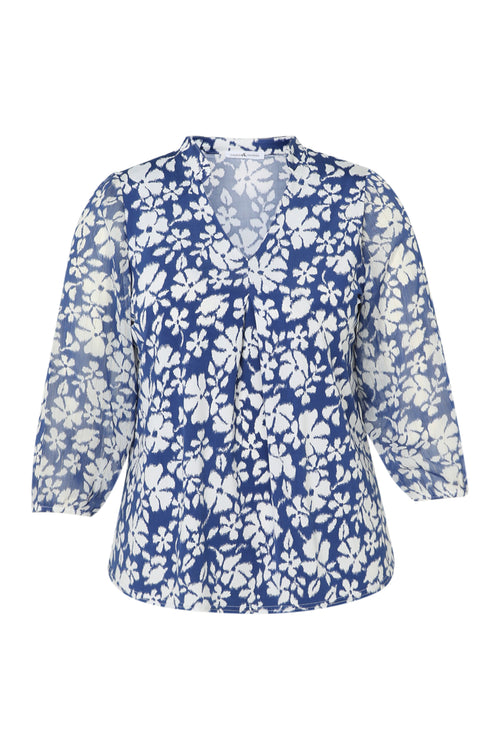 T-shirt imprimé floral-Paprika-10
