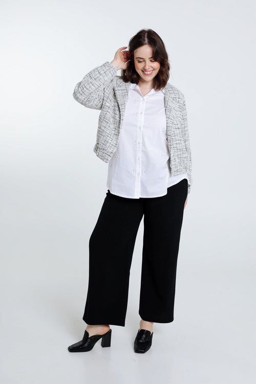 Veste effet tweed-Paprika-9