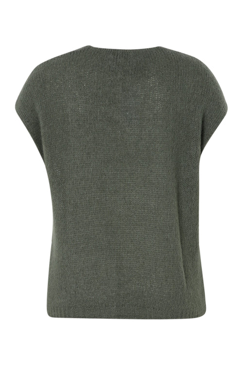 Gilet sans manches uni-Paprika-11