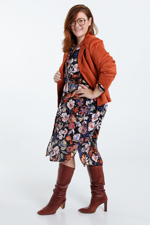 Veste effet suédine-Paprika-8