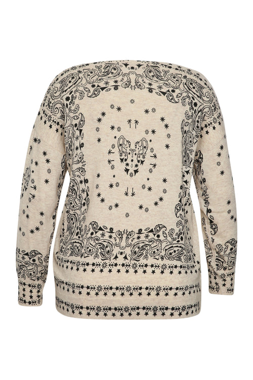 Pull imprimé bandana-Paprika-2