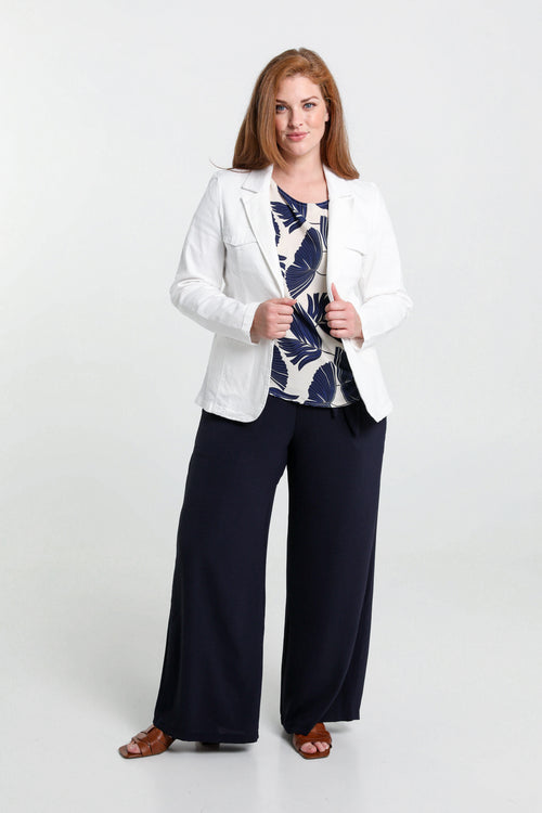 Blazer en coton-Paprika-6