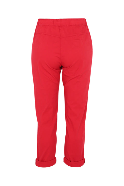 Pantalon chino en coton léger-Paprika-9